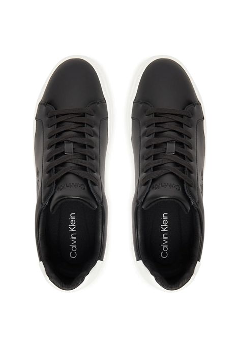 Scarpe Tommy Hilfiger Chunky Cupsole LaceUp LTH Nero Bianco Uomo CALVIN KLEIN | Sneakers | YM0YM01344-0GM